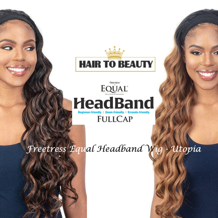Freetress Equal Headband Wig (UTOPIA) - Hair to Beauty Quick Review