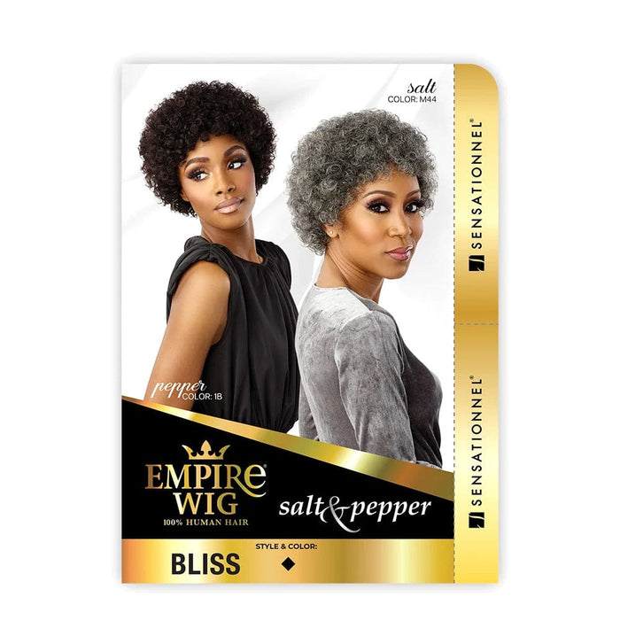 BLISS - Sensationnel Empire Salt & Pepper Human Hair Wig