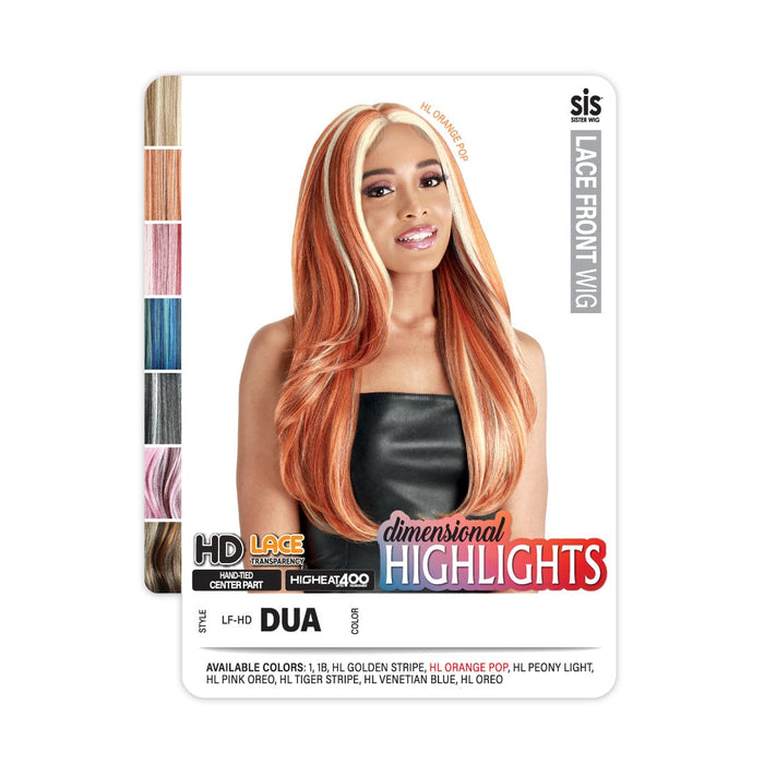 LF-HD-DUA | Zury Synthetic HD Lace Front Wig