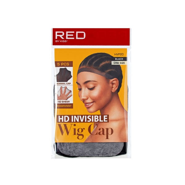 RED BY KISS | HD Invisible Wig Cap 5pcs HVP20 Black