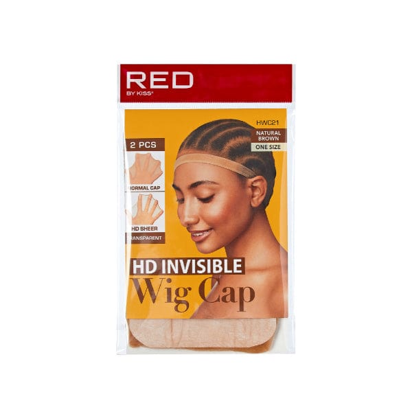 RED BY KISS | HD Invisible Wig Cap 2pcs HWC21 Natural Brown