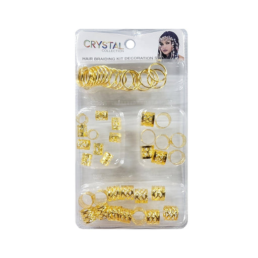 CRYSTAL COLLECTION | Hair Braiding Kit Decoration Set KNV5657