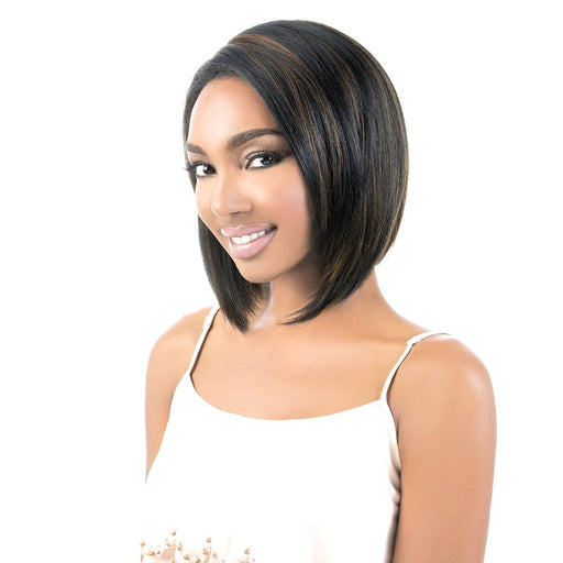 LSDP-OLAY | Motown Tress Let's Lace Synthetic Deep Part Swiss Lace Front Wig