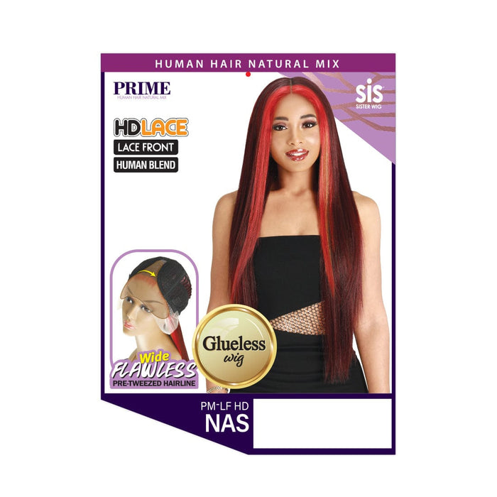 PM-LF HD NAS | Sis Human Hair Blend HD Lace Front Wig