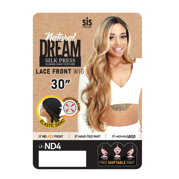 NATURAL DREAM-LACE H ND4 | Zury Sis Synthetic HD Lace Front Wig
