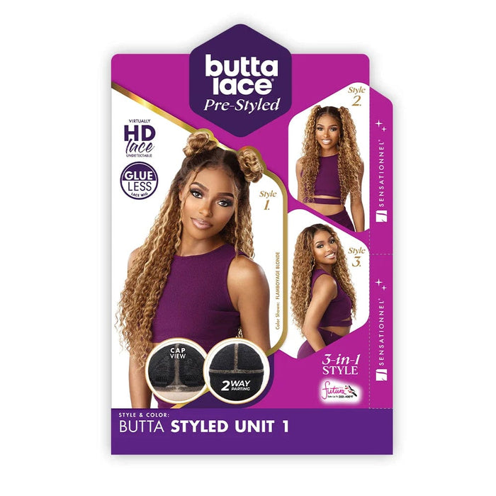 STYLED UNIT 1 | Sensationnel Butta Lace Pre-styled Synthetic HD Lace Wig
