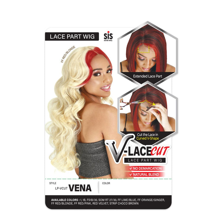 LP-VCUT VENA | Sis V-Lace Cut Synthetic Lace Part Wig