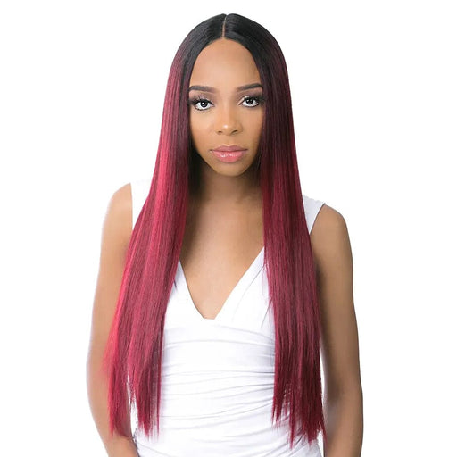 HH HD LACE STRAIGHT 30" | It's a Wig Human Hair Blend HD Lace Front Wig