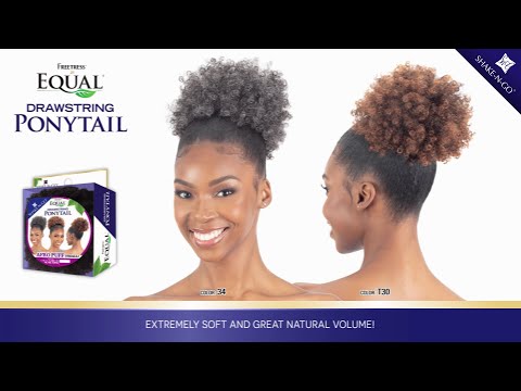 AFRO PUFF SMALL - Shake-N-Go Freetress Equal Synthetic Drawstring Ponytail