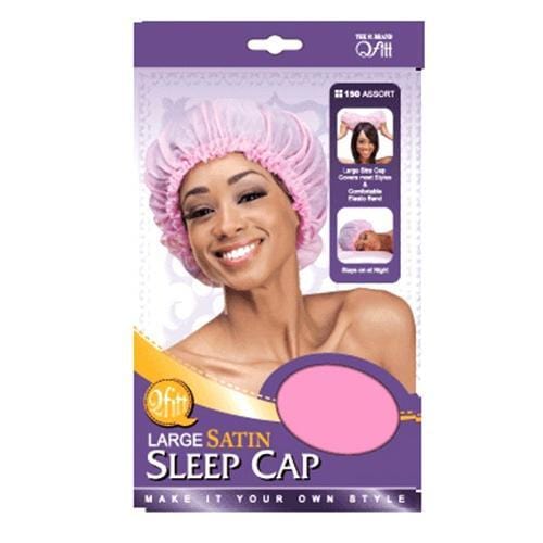 QFITT | Large Satin Sleep Cap | Hair to Beauty.