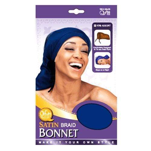 QFITT | Satin Braid Bonnet | Hair to Beauty.