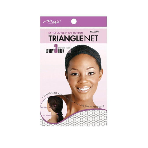 MAGIC | Triangle Net Cotton X-Large Black | Hair to Beauty.