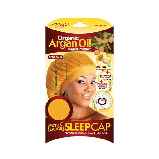 MAGIC | Organic Argan Oil Sleep Cap X-Large Assort - 3002AST | Hair to Beauty.