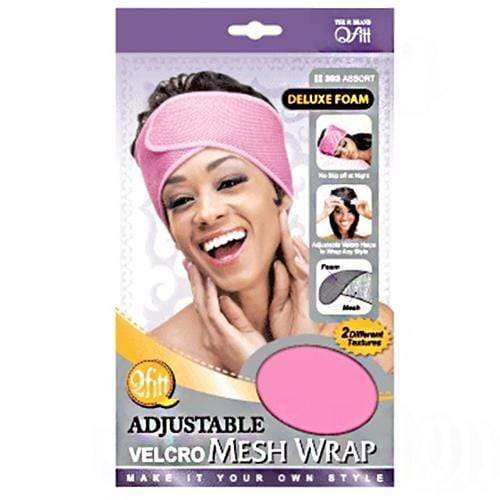 QFITT | Deluxe Foam Adjustable Velcro Mesh Wrap | Hair to Beauty.