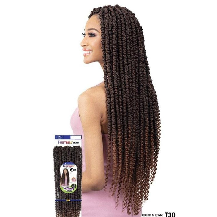 3X LARGE PASSION TWIST 24" | Freetress Synthetic Braid | Hair to Beauty.