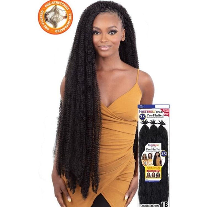 3X PRE-FLUFFED POPPIN' TWIST 28" | Synthetic Braid | Hair to Beauty.