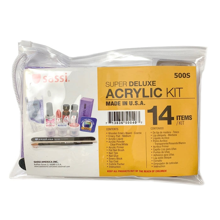 SASSI | Super Deluxe Acrylic Kit (14 items/kit) 500S | Hair to Beauty.