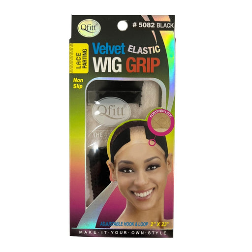 Qfitt | Lace Parting Velvet Elastic Wig Grip - Hair to Beauty.
