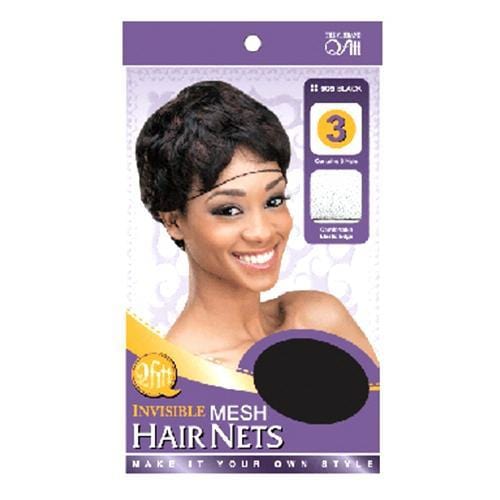QFITT | Invisible Mesh Hair Nets Black 505 | Hair to Beauty.