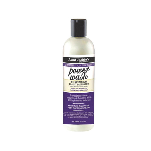 AUNT JACKIE'S | Power Wash Intense Moisture Clarifying Shampoo 12oz | Hair to Beauty.