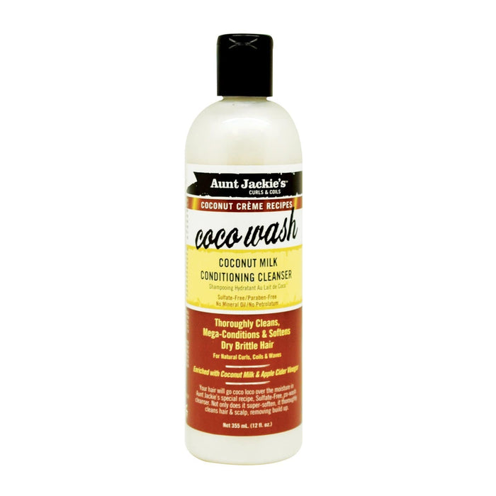 AUNT JACKIE'S | Coco Wash Coco Creme Cleanser 12oz | Hair to Beauty.