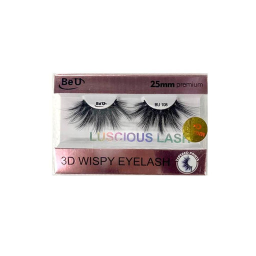 BE U | 25mm 3D Wispy Eyelash BU 108 | Hair to Beauty.