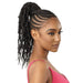 BUTTERFLY JUNGLE WAVY BOX BRAID 16″ | Outre Pretty Quick Wrap Synthetic Ponytail | Hair to Beauty.
