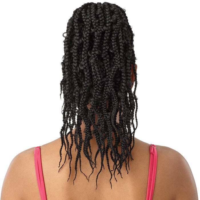 BUTTERFLY JUNGLE WAVY BOX BRAID 16″ | Outre Pretty Quick Wrap Synthetic Ponytail | Hair to Beauty.