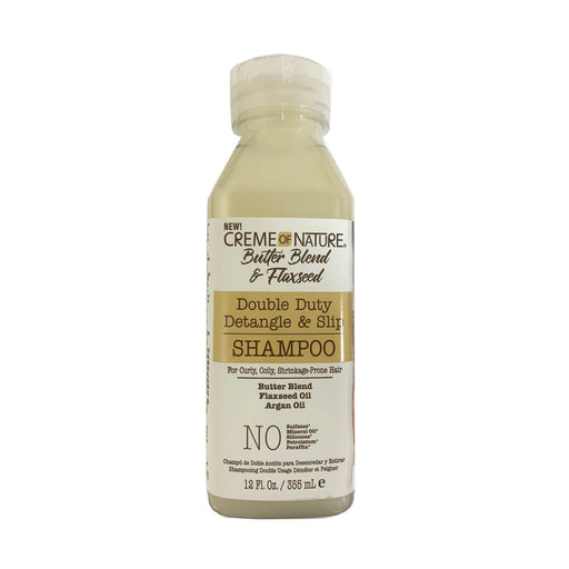 CREME OF NATURE | Butter Blend & Flaxseed Shampoo 12oz | Hair to Beauty.