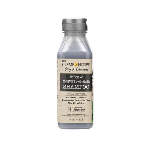 CREME OF NATURE | Clay & Charcoal Shampoo 12oz | Hair to Beauty.
