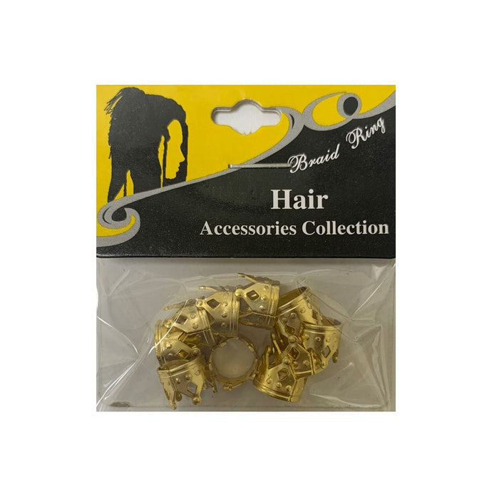 BF012 | Gold Crown Filigree Tube Buy 1 Get 1 Free | Hair to Beauty.