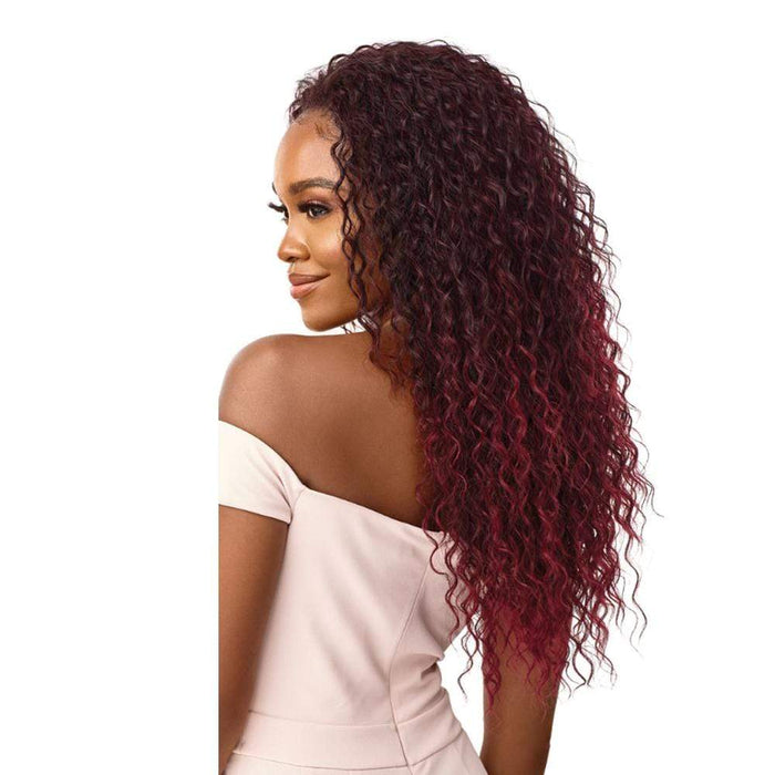 DEEP CURL 24" | Quick Weave Synthetic Half Wig (WET&WAVY) | Hair to Beauty.