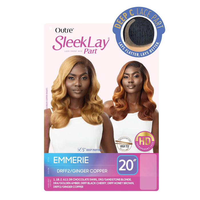 EMMERIE | Outre Sleek Lay Part Synthetic Lace Front Wig - Hair to Beauty.