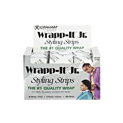 FAMIS | Wrapp-it Jr. Styling Strips 9 Pack Black | Hair to Beauty.