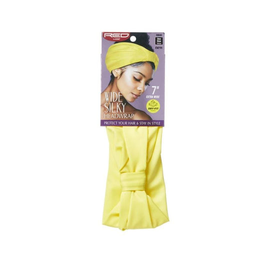 RED BY KISS | Wide Dry Fit Headwrap 7" - Yellow | Hair to Beauty.