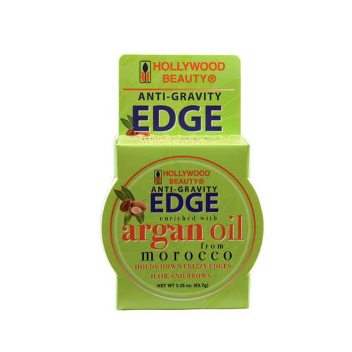HOLLYWOOD BEAUTY | Argan Oil Edge Gel 2.25oz | Hair to Beauty.