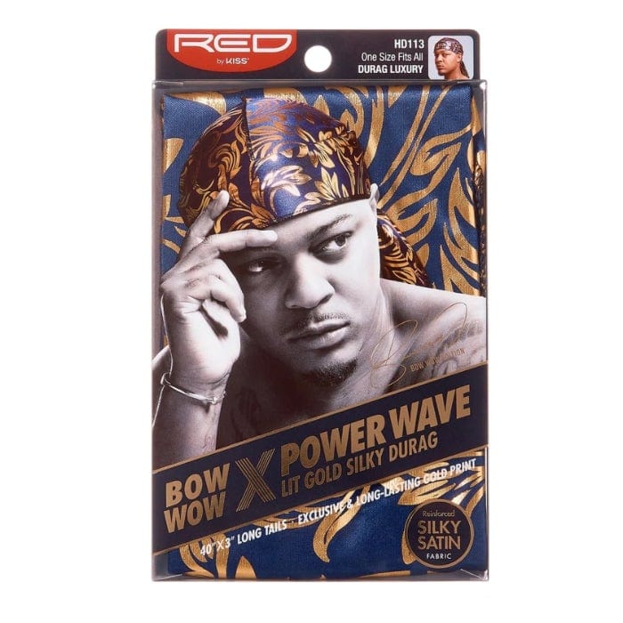 RED BY KISS | Bow Wow X Power Wave Lit Silky Durag | Hair to Beauty.
