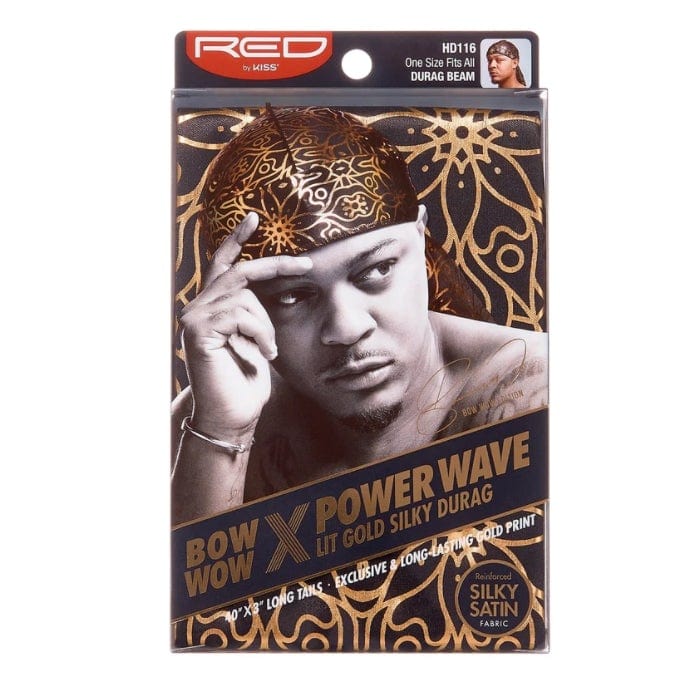 RED BY KISS | Bow Wow X Power Wave Lit Silky Durag | Hair to Beauty.