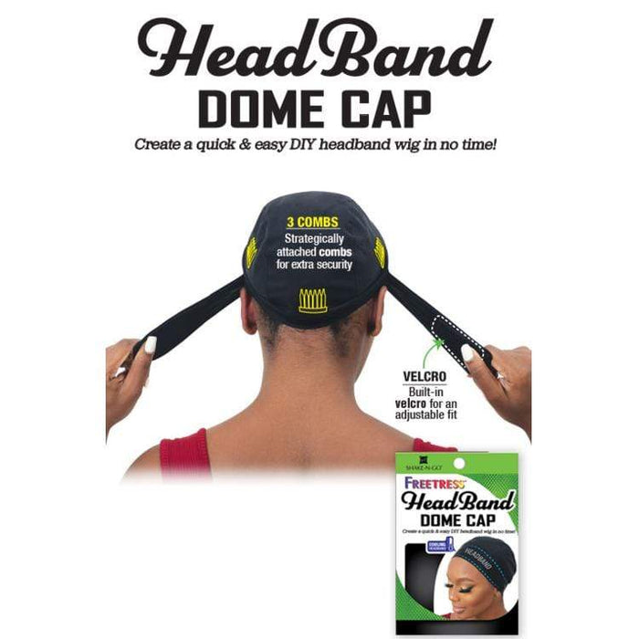 SHAKE-N-GO | Headband Dome Cap | Hair to Beauty.