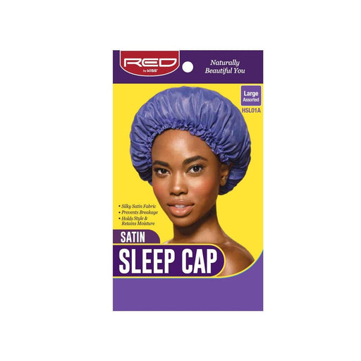 RED BY KISS | Satin Sleep Cap Large Assorted - HSL01A | Hair to Beauty.