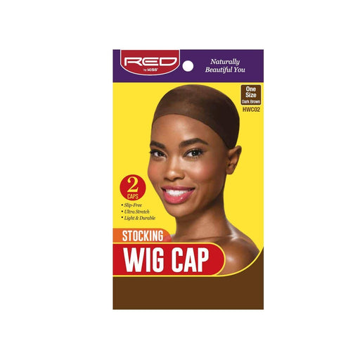 RED BY KISS | Stocking Wig Cap Dark Brown - HWC02 | Hair to Beauty.