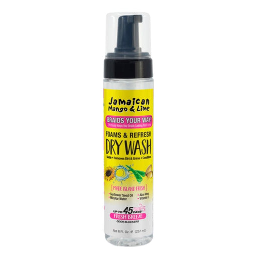JAMAICAN MANGO & LIME | Braids Your Way! Foams & Refresh Dry Wash 8oz - Hair to Beauty.