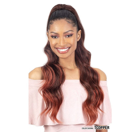 LUXE WAVE 28" | Shake N Go Organique Synthetic Ponytail - Hair to Beauty.