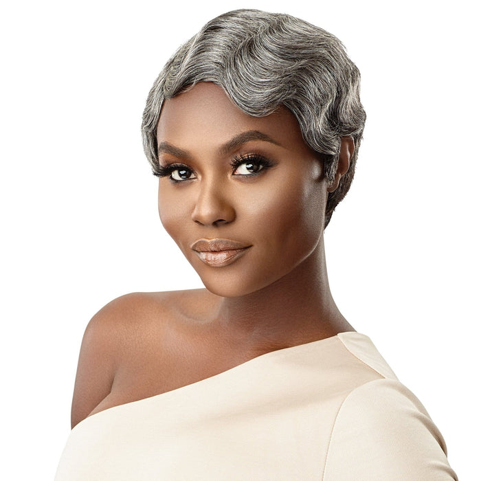MARINETTE | Outre Fab & Fly Gray Glamour Unprocessed Human Hair Wig | Hair to Beauty.