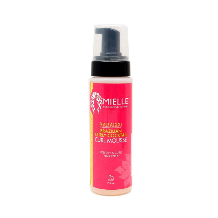 MIELLE | Babassu Brazilian Curly Cocktail Curl Mousse 7.5oz | Hair to Beauty.