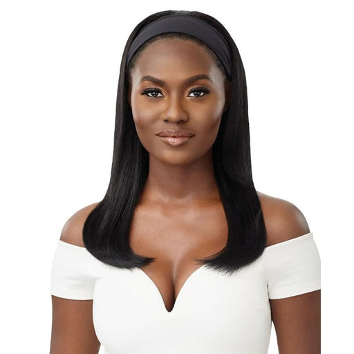HH-NATURAL STRAIGHT 20" | Outre Human Hair Headband Wig | Hair to Beauty.