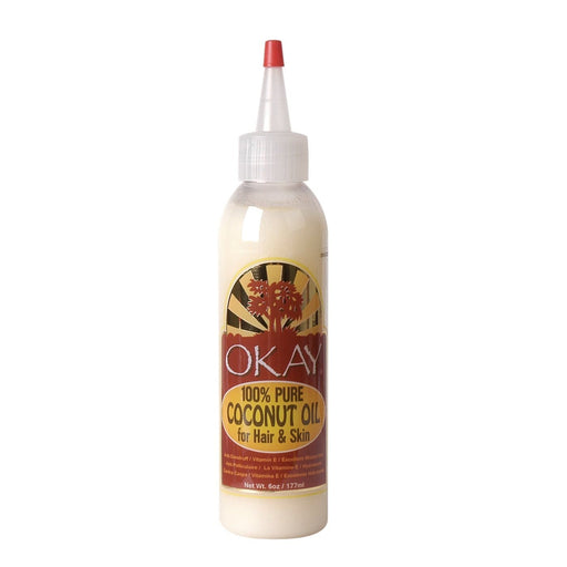 OKAY | Pure Coconut Oil for Hair and Skin 6oz | Hair to Beauty.