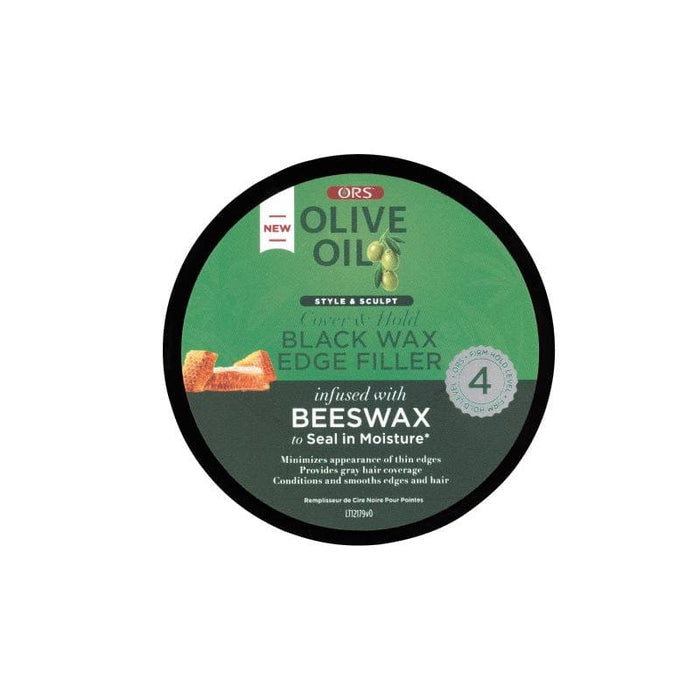 ORGANIC ROOT STIMULATOR | Olive Oil Style Sculpt Black Wax Edge Filler 4.94oz - Hair to Beauty.