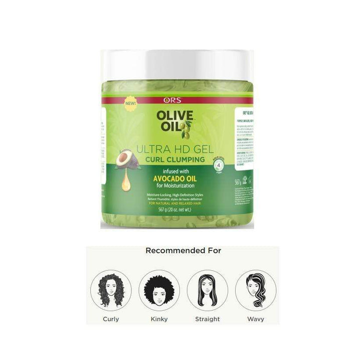 ORGANIC ROOT STIMULATOR | Olive Oil Ultra HD Gel Curl Clumping 20oz | Hair to Beauty.