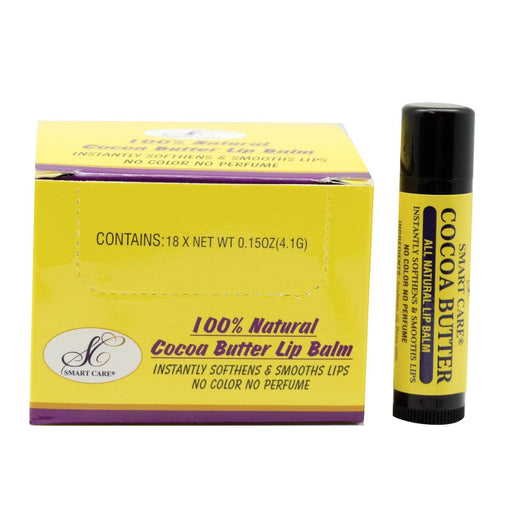SMART CARE | 100% Natural Cocoa Butter Lip Balm 0.15oz | Hair to Beauty.